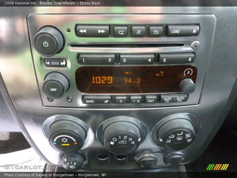 Boulder Gray Metallic / Ebony Black 2008 Hummer H3