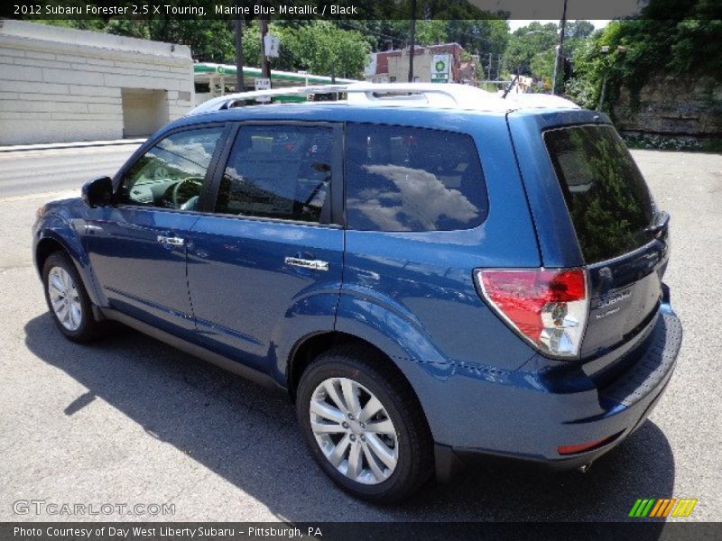 Marine Blue Metallic / Black 2012 Subaru Forester 2.5 X Touring