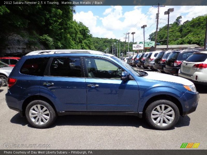 Marine Blue Metallic / Black 2012 Subaru Forester 2.5 X Touring
