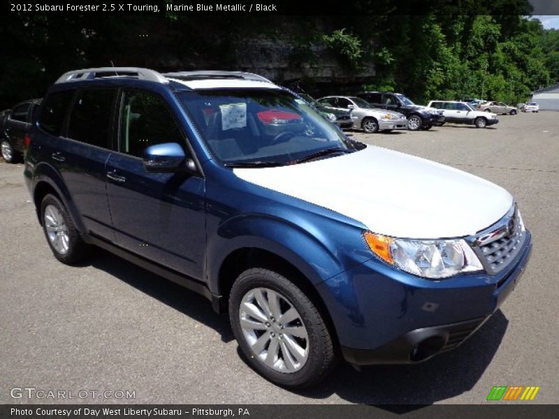 Marine Blue Metallic / Black 2012 Subaru Forester 2.5 X Touring