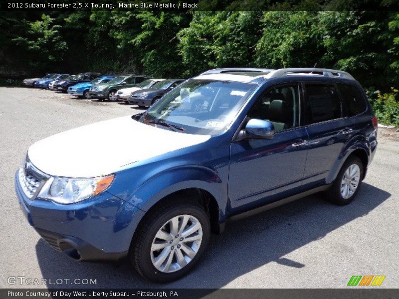 Marine Blue Metallic / Black 2012 Subaru Forester 2.5 X Touring