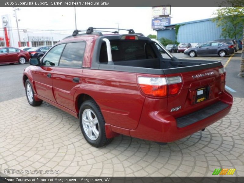 Garnet Red Pearl / Medium Gray 2005 Subaru Baja Sport