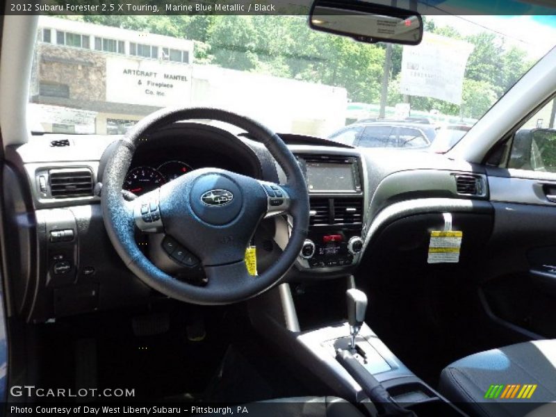 Marine Blue Metallic / Black 2012 Subaru Forester 2.5 X Touring