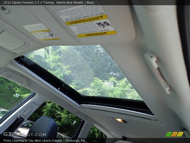 Marine Blue Metallic / Black 2012 Subaru Forester 2.5 X Touring