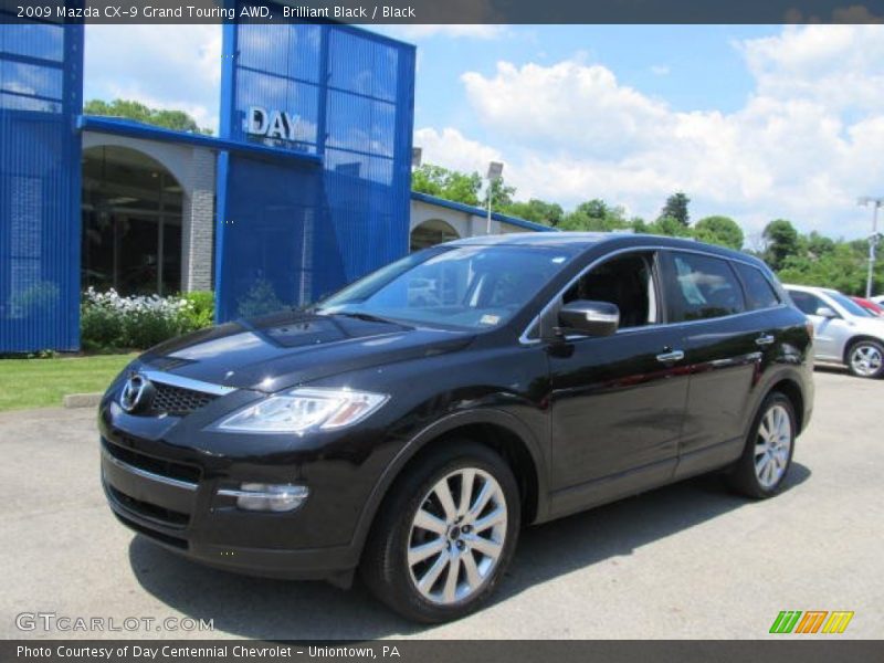 Brilliant Black / Black 2009 Mazda CX-9 Grand Touring AWD