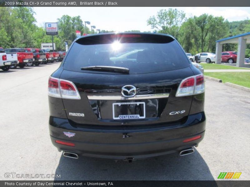 Brilliant Black / Black 2009 Mazda CX-9 Grand Touring AWD