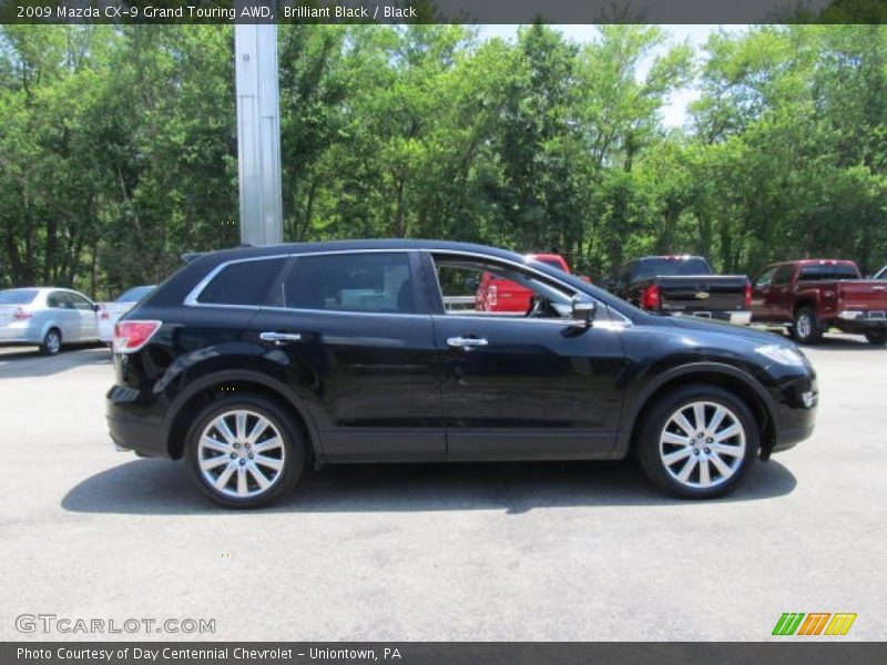 Brilliant Black / Black 2009 Mazda CX-9 Grand Touring AWD