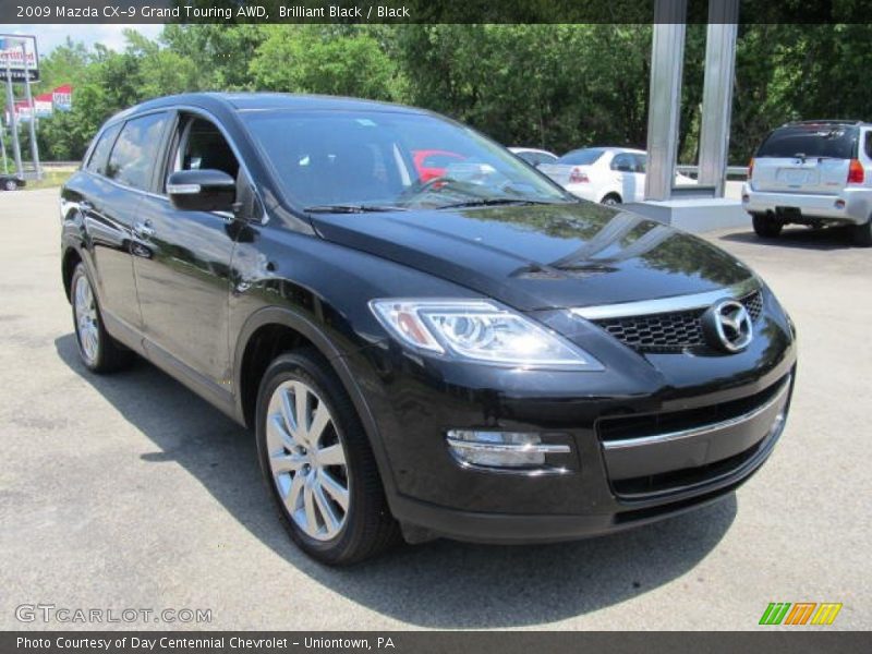 Brilliant Black / Black 2009 Mazda CX-9 Grand Touring AWD