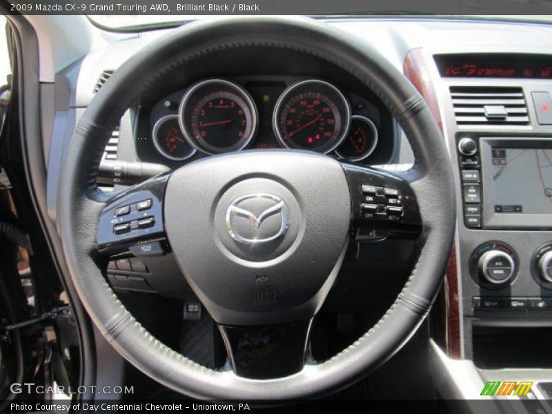 Brilliant Black / Black 2009 Mazda CX-9 Grand Touring AWD