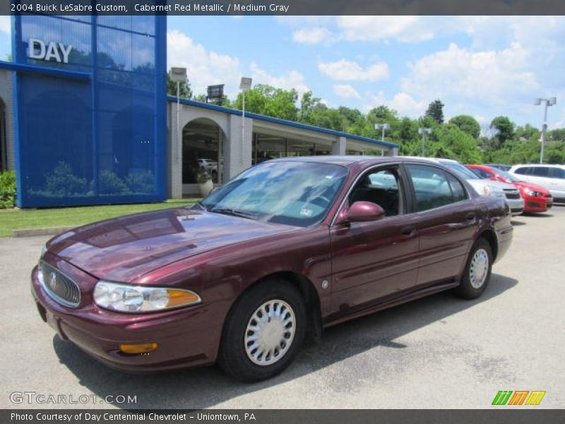 Cabernet Red Metallic / Medium Gray 2004 Buick LeSabre Custom