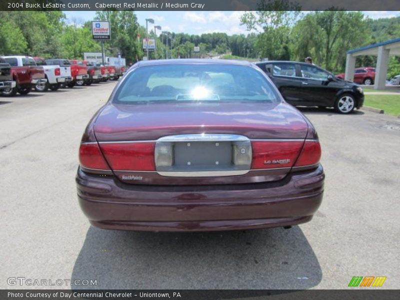 Cabernet Red Metallic / Medium Gray 2004 Buick LeSabre Custom