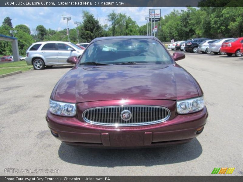 Cabernet Red Metallic / Medium Gray 2004 Buick LeSabre Custom