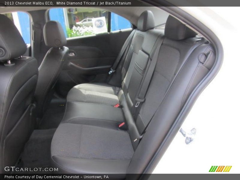 White Diamond Tricoat / Jet Black/Titanium 2013 Chevrolet Malibu ECO