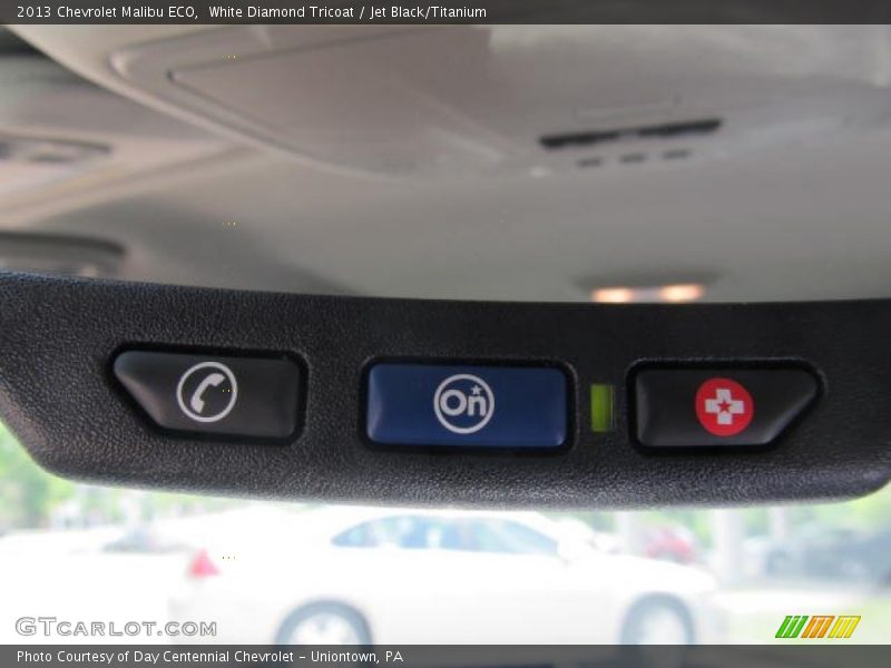 White Diamond Tricoat / Jet Black/Titanium 2013 Chevrolet Malibu ECO