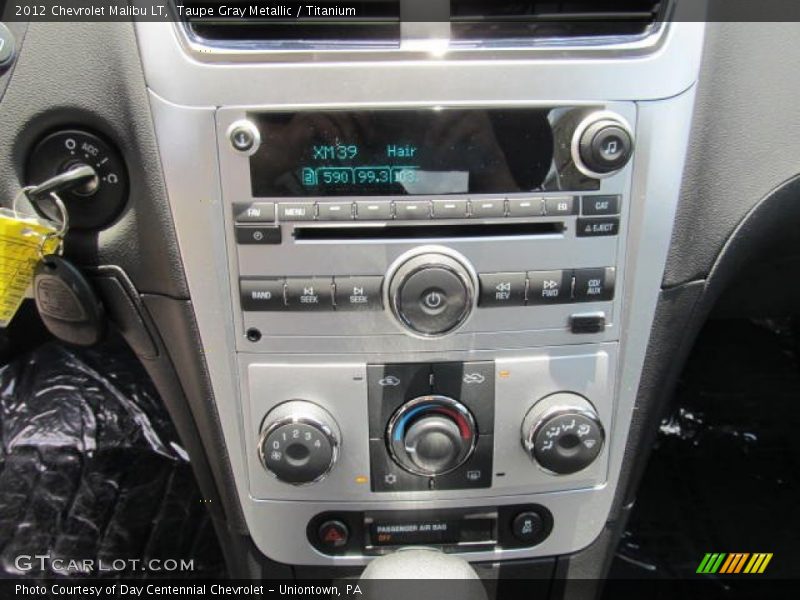 Taupe Gray Metallic / Titanium 2012 Chevrolet Malibu LT