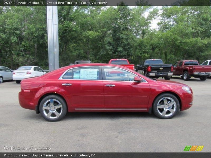 Crystal Red Tintcoat / Cocoa/Cashmere 2012 Chevrolet Malibu LT