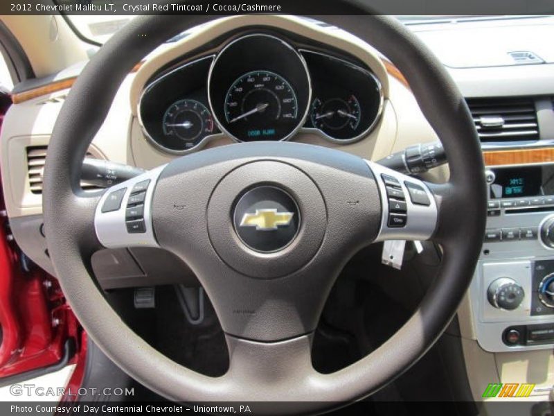 Crystal Red Tintcoat / Cocoa/Cashmere 2012 Chevrolet Malibu LT