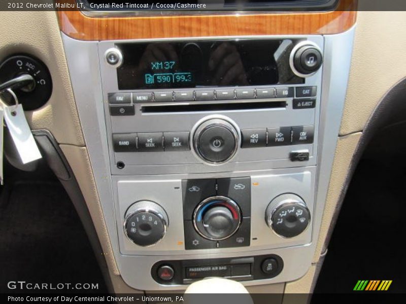 Crystal Red Tintcoat / Cocoa/Cashmere 2012 Chevrolet Malibu LT