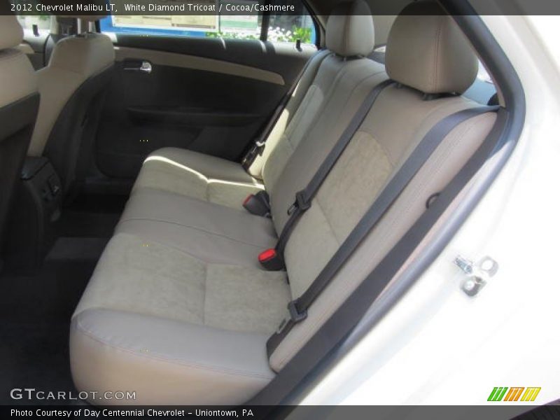 White Diamond Tricoat / Cocoa/Cashmere 2012 Chevrolet Malibu LT