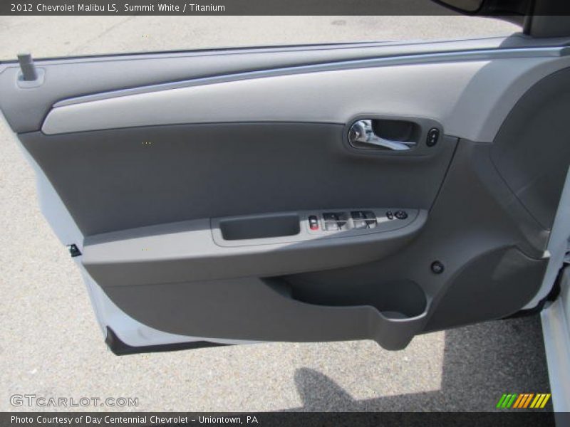 Summit White / Titanium 2012 Chevrolet Malibu LS