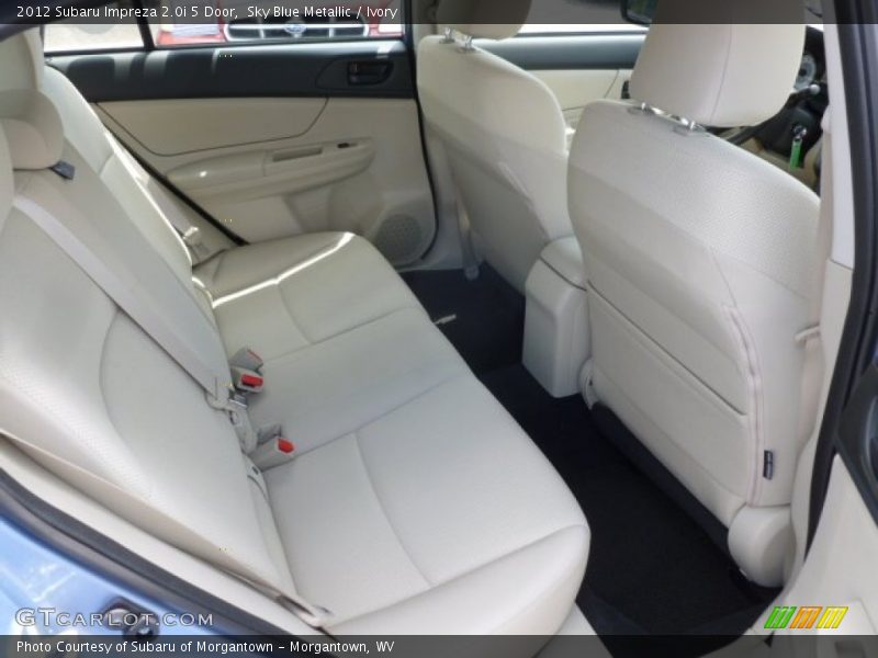 Sky Blue Metallic / Ivory 2012 Subaru Impreza 2.0i 5 Door