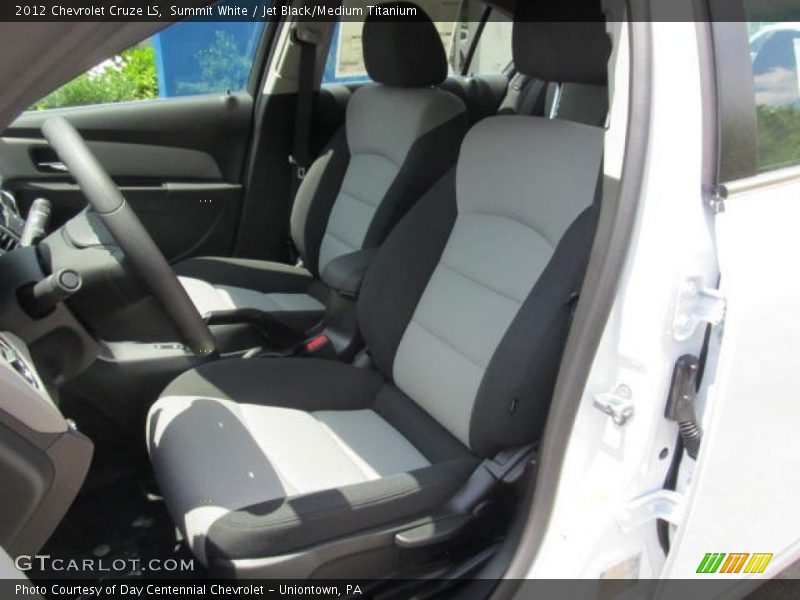 Summit White / Jet Black/Medium Titanium 2012 Chevrolet Cruze LS