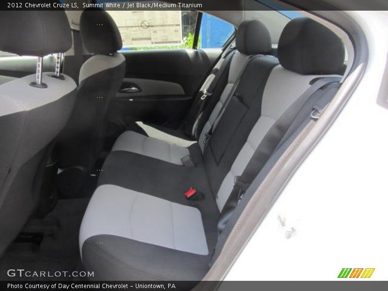 Summit White / Jet Black/Medium Titanium 2012 Chevrolet Cruze LS