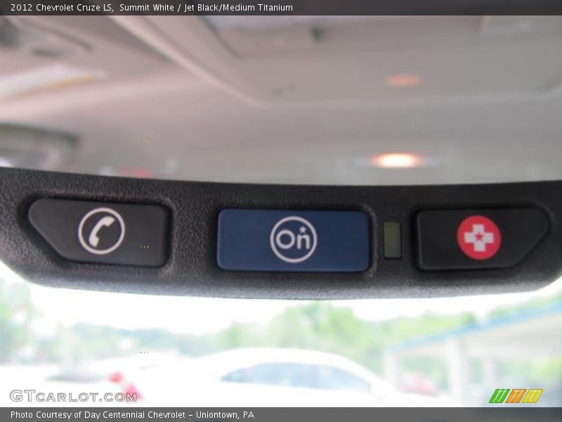 Summit White / Jet Black/Medium Titanium 2012 Chevrolet Cruze LS