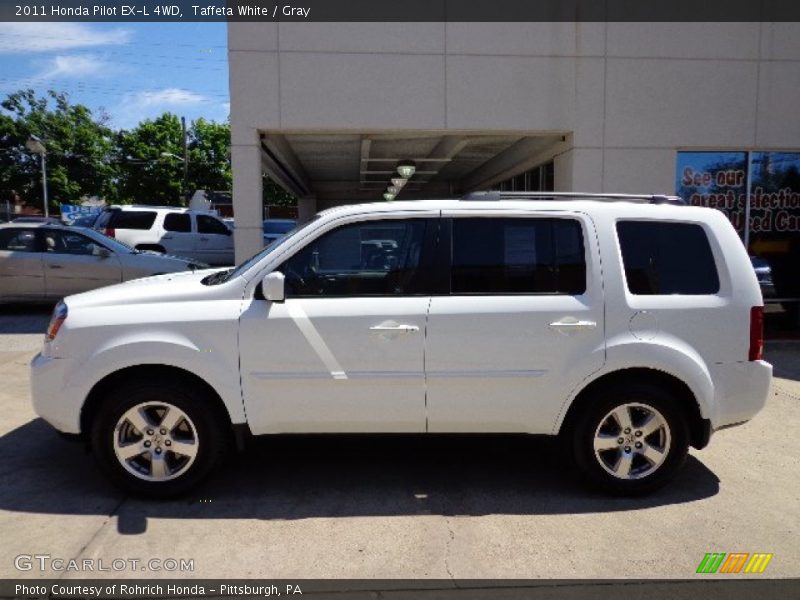 Taffeta White / Gray 2011 Honda Pilot EX-L 4WD