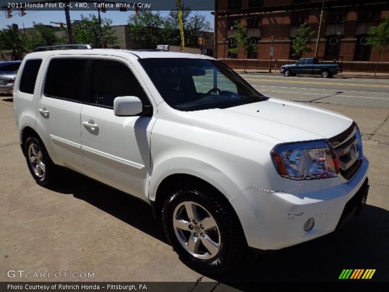 Taffeta White / Gray 2011 Honda Pilot EX-L 4WD