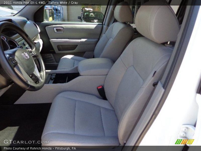 Taffeta White / Gray 2011 Honda Pilot EX-L 4WD