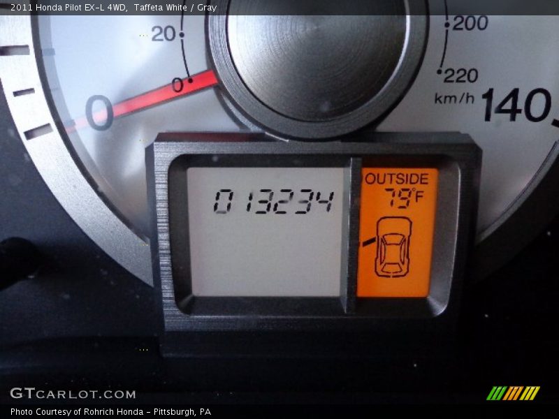 Taffeta White / Gray 2011 Honda Pilot EX-L 4WD