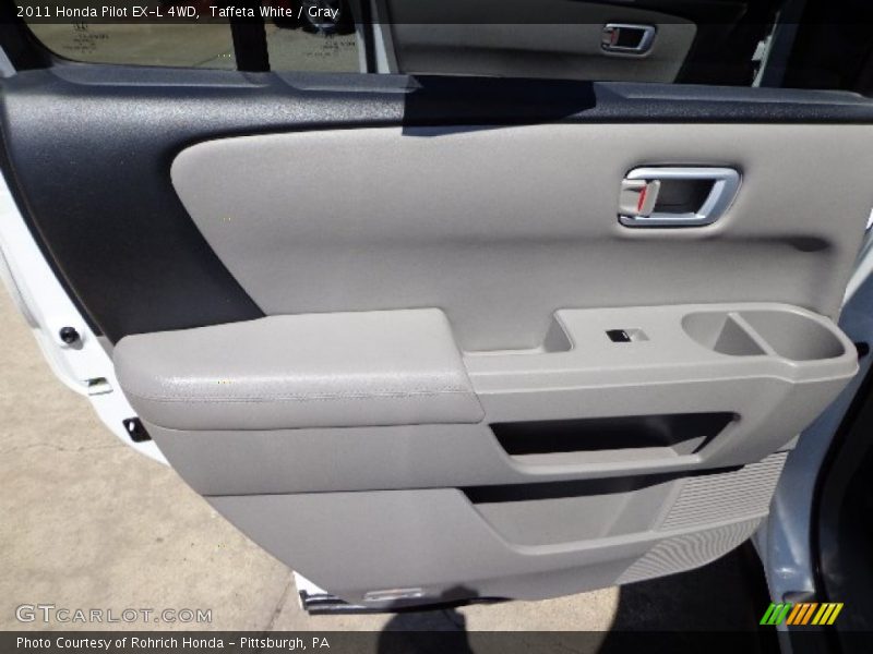 Taffeta White / Gray 2011 Honda Pilot EX-L 4WD