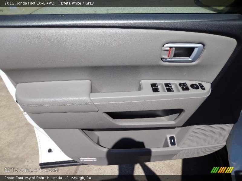 Taffeta White / Gray 2011 Honda Pilot EX-L 4WD
