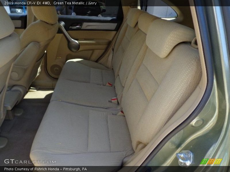 Green Tea Metallic / Ivory 2009 Honda CR-V EX 4WD