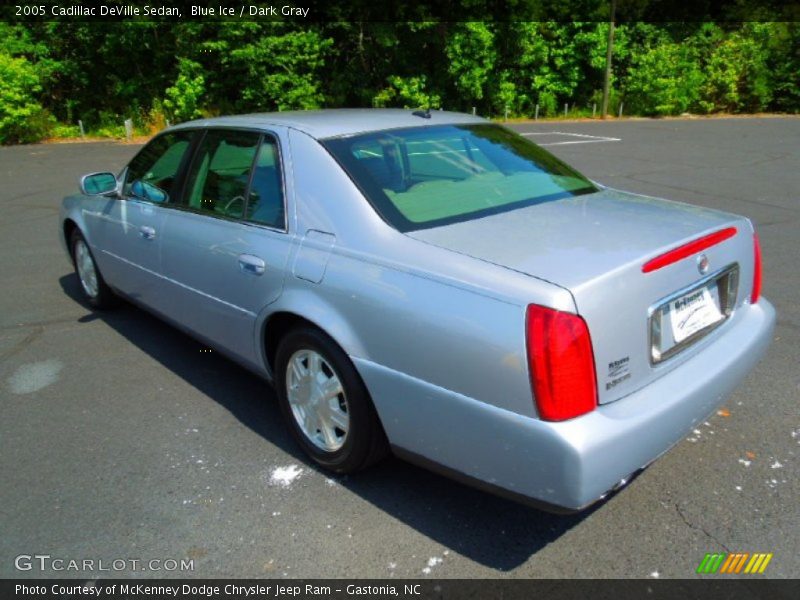Blue Ice / Dark Gray 2005 Cadillac DeVille Sedan