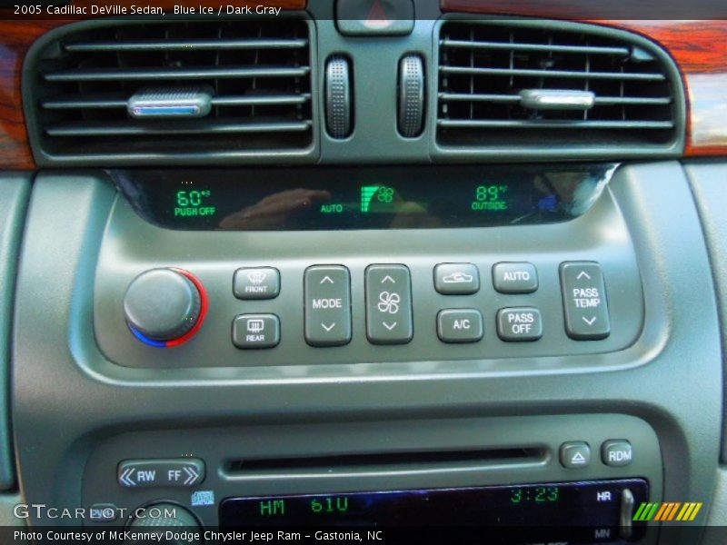 Blue Ice / Dark Gray 2005 Cadillac DeVille Sedan