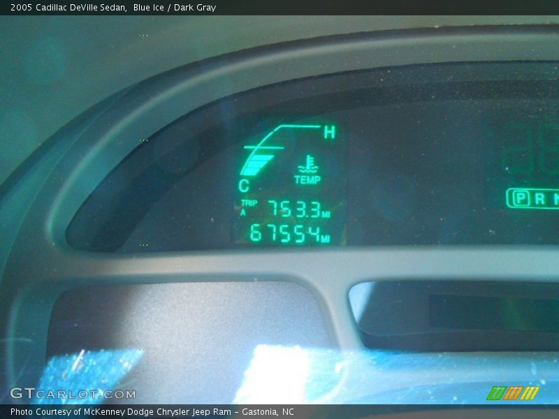 Blue Ice / Dark Gray 2005 Cadillac DeVille Sedan