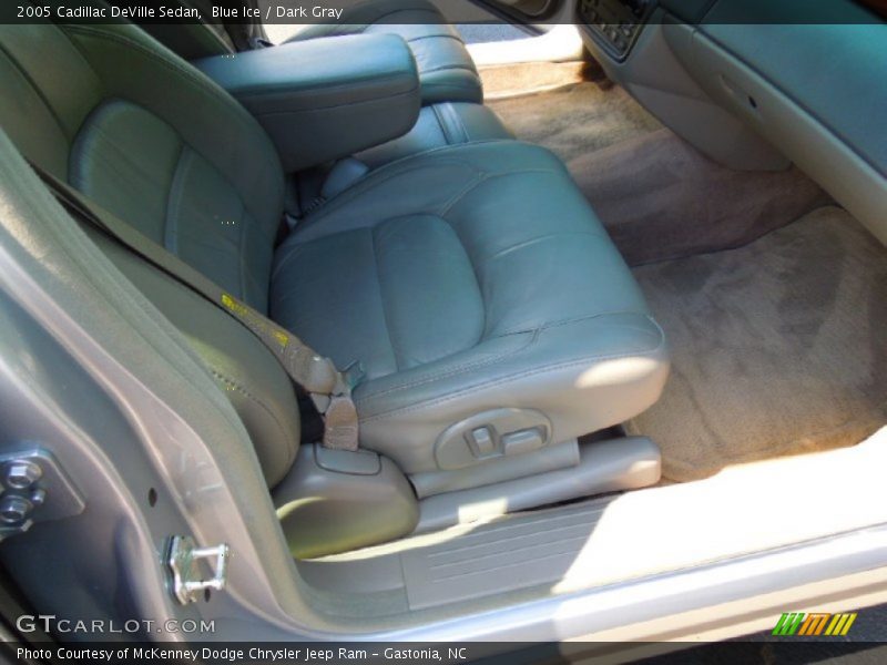 Blue Ice / Dark Gray 2005 Cadillac DeVille Sedan