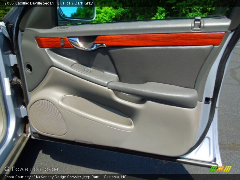 Blue Ice / Dark Gray 2005 Cadillac DeVille Sedan