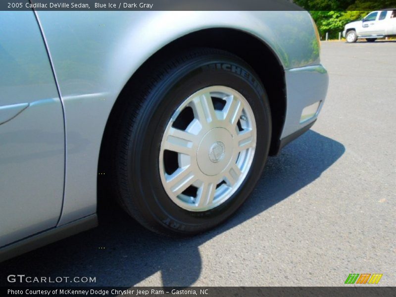 Blue Ice / Dark Gray 2005 Cadillac DeVille Sedan