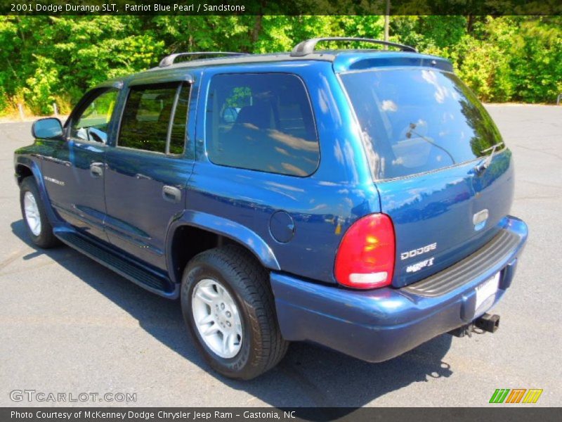 Patriot Blue Pearl / Sandstone 2001 Dodge Durango SLT