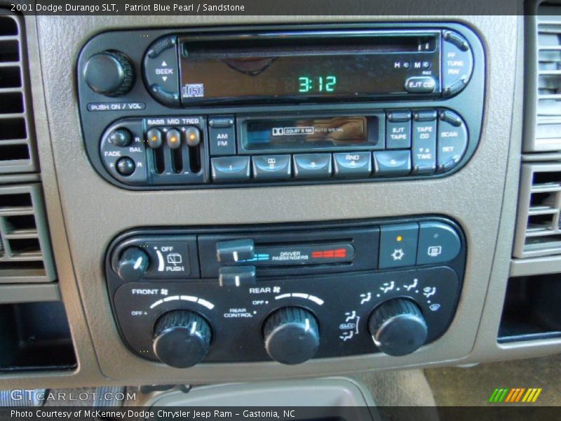 Patriot Blue Pearl / Sandstone 2001 Dodge Durango SLT