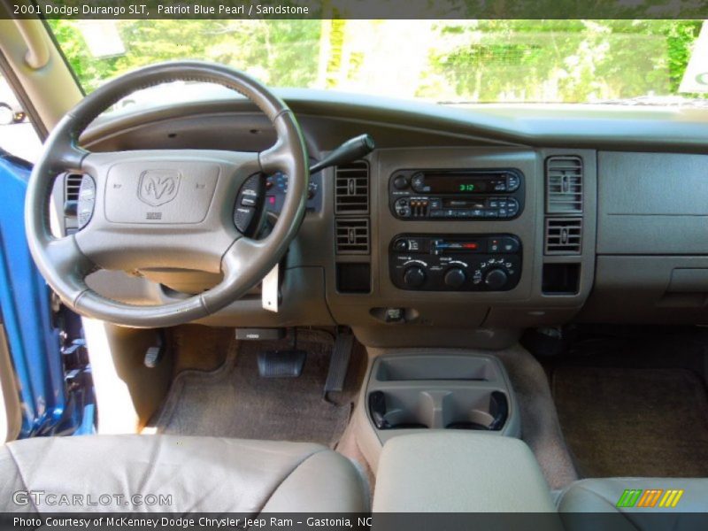 Patriot Blue Pearl / Sandstone 2001 Dodge Durango SLT