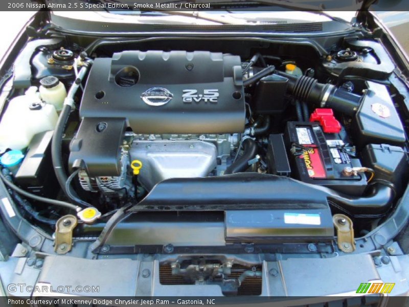  2006 Altima 2.5 S Special Edition Engine - 2.5 Liter DOHC 16V CVTC 4 Cylinder