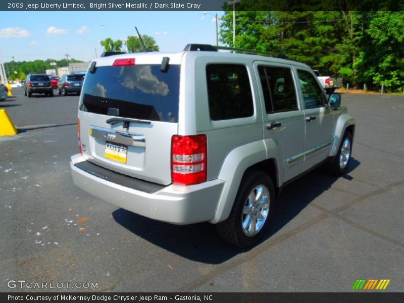 Bright Silver Metallic / Dark Slate Gray 2009 Jeep Liberty Limited