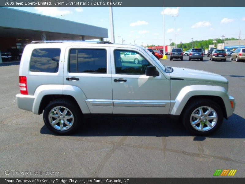 Bright Silver Metallic / Dark Slate Gray 2009 Jeep Liberty Limited