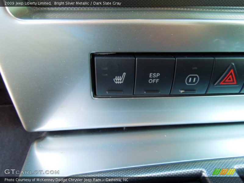 Bright Silver Metallic / Dark Slate Gray 2009 Jeep Liberty Limited