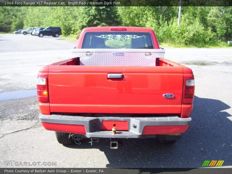 Bright Red / Medium Dark Flint 2004 Ford Ranger XLT Regular Cab
