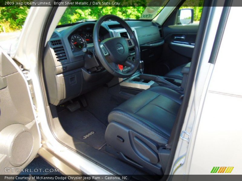 Bright Silver Metallic / Dark Slate Gray 2009 Jeep Liberty Limited